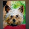 Lady and Yorkie 18" x 24" $300.00