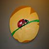 Lady Bug 16" x 20" oval $75.00
Sold